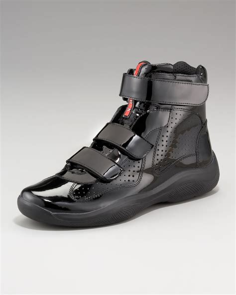 mens prada sneakers uk|Prada high top sneakers men.